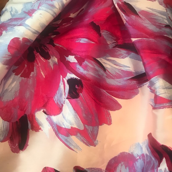 beautiful multicolor designer prom gown size 0 - Picture 2 of 4